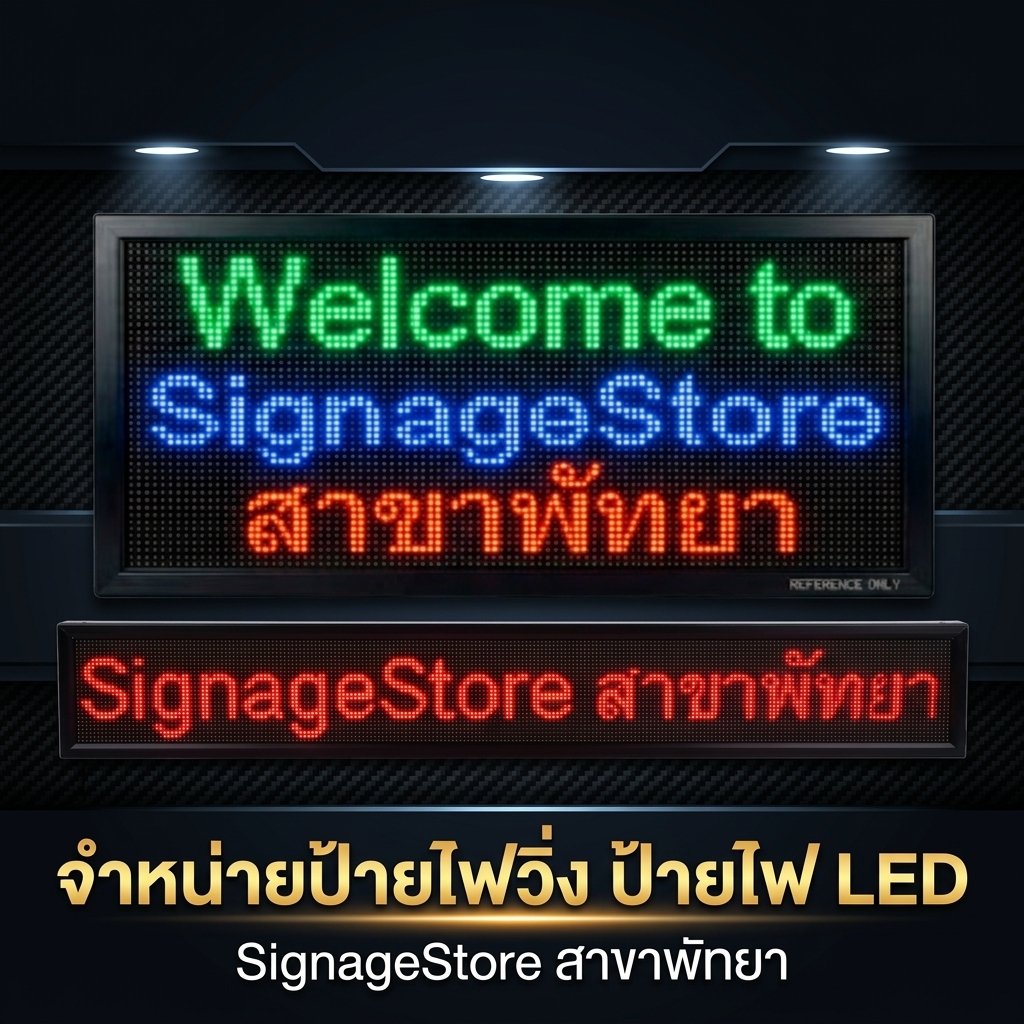 ป้ายไฟวิ่ง LED Marquee